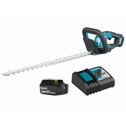 Cortasetos inalámbrico Makita DUH606RT 18 V | 600 mm | Sin escobillas de carbono | 1 x 5 Ah batería + cargador