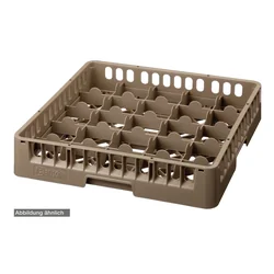 Coș de spălat vase pentru ochelari 25 Compartimente 500x500mm Bartscher 5330