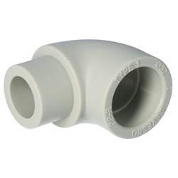 Coude de mamelon PP 90st 32mm en ligne