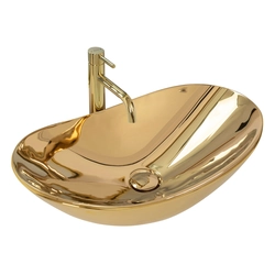 Countertop washbasin Rea Royal Gold