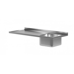 Countertop with sink 1000 x 700 x 40 mm POLGAST BL-201107 BL-201107