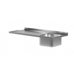 Countertop with sink 1100 x 700 x 40 mm POLGAST BL-201117 BL-201117