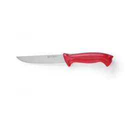 Couteau de boucher 15 cm, rouge HACCP | 842423