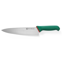 Couteau de chef pour trancher et hacher Longueur Green Line 400mm - Hendi 843949