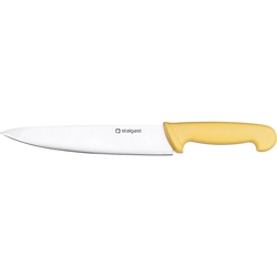 Couteau de cuisine L 220 mm jaune