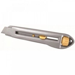 Couteau en métal avec une lame cassable et un verrou 18mm DEDRA M9032