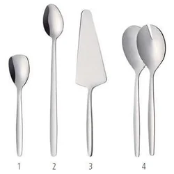 Couverts supplémentaires Cuillère à latte macchiato économique - set 12 pcs.