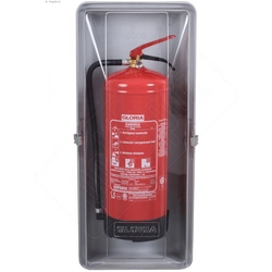 Cover for 12 kg fire extinguishers and 5 kg snow extinguishers with aluminum tank, KWH12