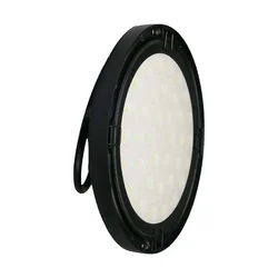 Crni LED Highbays - UFO serija - 110° - IP65 - 100W- 10200 Lumeni - 6500K