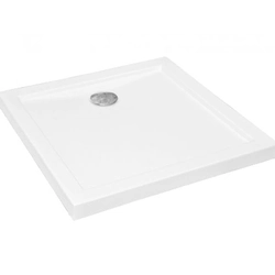 Čtvercová sprchová vanička Besco Aquarius Slimline 80 x 80 cm - NAVÍC 5% SLEVA NA KÓD BESCO5