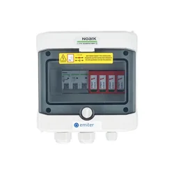 Cuadro de distribución de CA, IP65, SPD AC Dehn tipo 2, disyuntor 10A 3-F