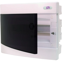 Cuadro de empotrar Eti-Polam ECM12PT 12M IP40 puerta transparente 001101011