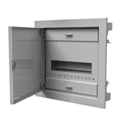 Cuadro modular 1x12 empotrado con puerta metálica IP40 Pawbol C.1512