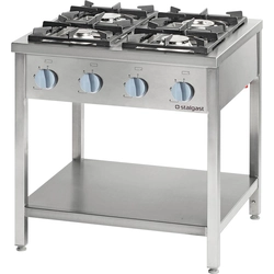 Cucina a gas da libera installazione bruciatore 4 con ripiano 20.5kW - G20 (GZ50)