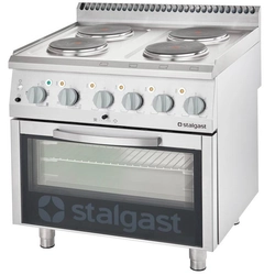 Cucina Elettrica 4-Polowa Con Forno Statico Stalgast 9716000