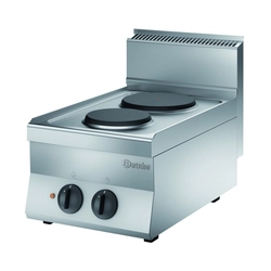 Cuisinière électrique 2-Płytowa 2,6 + 1,5 kW Bartscher