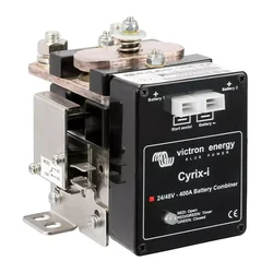 CYRIX-CT jungiklis 24/48V-400A Victron Energy akumuliatorius SEPARATORIAUS KONTAKTORIUS