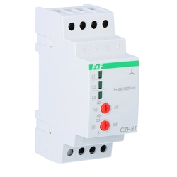 CZF-BT vaimennus- ja vaiheanturin kosketin:1Z ,I=10A,regulowany vasteaika 0,5-15 solmu.,2 moduulit