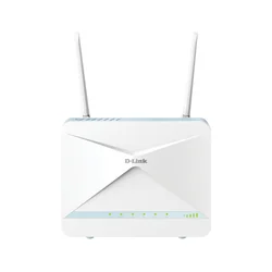 D-LINK Gigabit bezvadu maršrutētājs G416 Eagle Pro AI AX1500, Wi-Fi 6, Divjoslu 1201 + 300 Mbps, 4G LTE, balts