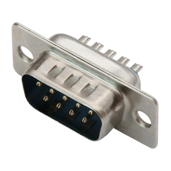 D-SUB DB 9(M) PLUG per cavo 1 cad