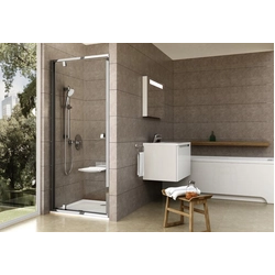 Ravak Pivot hinged shower door, PDOP1-80, glossy+transparent glass