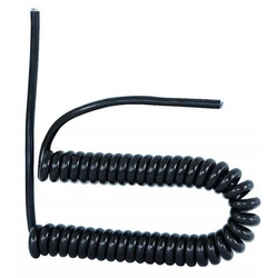 Spiral connecting cord 3x1,00 05VVH8-F black -10mb