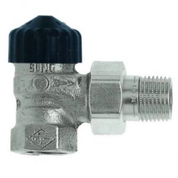 Thermostatic valve Heimeier, ET d1/2 angle, low resistance