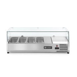 Cooling top, salad counter 4x 1/3 GN | Hendi 232965
