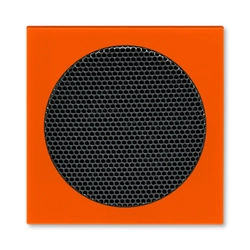 Loudspeaker cover, with round grille, orange, ABB Levit 5016H-A00075 66 5016H-A00075 66