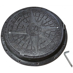 The hatch cover for the septic tank 5Ton 60cm WL-60/80ZCA50 black