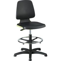 Bimos work chair Labsit 3, PU green seat height 520-770 mm