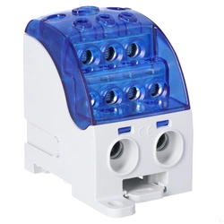 SUB 490 Distribution block - universal Al/Cu 82090 SIMBLOCK blue