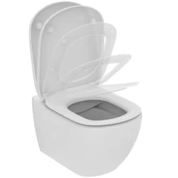 Wall-hung WC Ideal Standard Tesi, Rimless LS+, with EasyFix fasteners