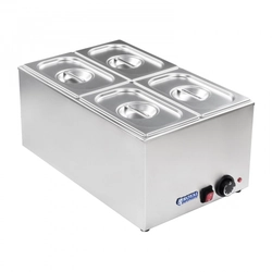 Bain-marie 1200 W + 4 GN 1/4 containers