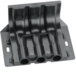 Transition piece for skirting duct Hager G6090SCHW Plastic Anthracite