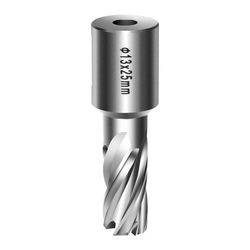 Core drill bit, trepan cutter steel M2 13 x 25 mm MSW-CDB-25/13