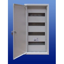 Surface-mounted switchgear NRP-48B with a lock.Place for 48 type protection S.IP31. 310x645x130