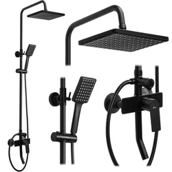 REA Maximus Black Shower Set