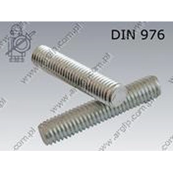 Threaded rods DIN 976 M8x50 zinc plated