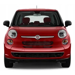 Fiat 500L - Chrome Strips Grill Chrome Dummy Bumper Tuning