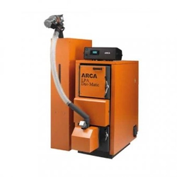 Mixed wood / pellet boiler ARCA LPA DUO MATIC 70R, without auger and without hopper