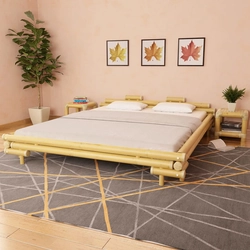 Bed frame, bamboo, 180 x 200 cm
