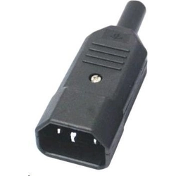 PREMIUMCORD Power connector 230V for cable (male, IEC C14)