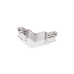 L-shaped connector for a 3-phase surface-mounted track, white SLV 175121