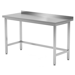Zpevněný nerezový stůl 200x60x85 | Polgast