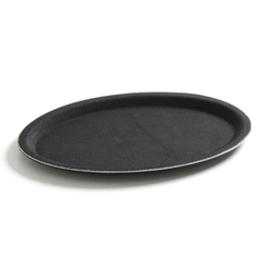 Waiter tray, non-slip oval, 20x26.5 cm Hendi