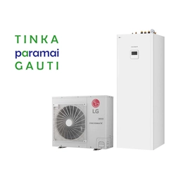 Heat pump Air-Water LG Therma V, Split IWT, 7 kW Ø1 with integrated 200 l water heater