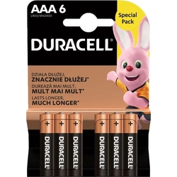 Duracell AAA battery / R03 6 pcs.