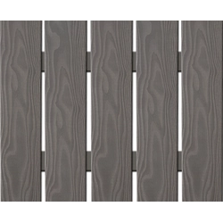 WPC fence 3D line Nextwood, width 139 mm, color gray Height: 1.2 meters
