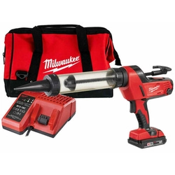 Milwaukee C18PCG / 400T-201B cordless putty gun